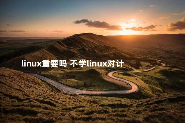 linux重要吗 不学linux对计算机影响大吗